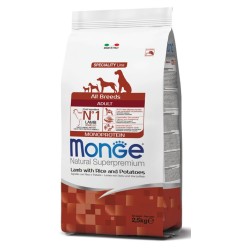 Monge Adult Agnello Riso Patate Monoproteico 12kg | Cane Adulto