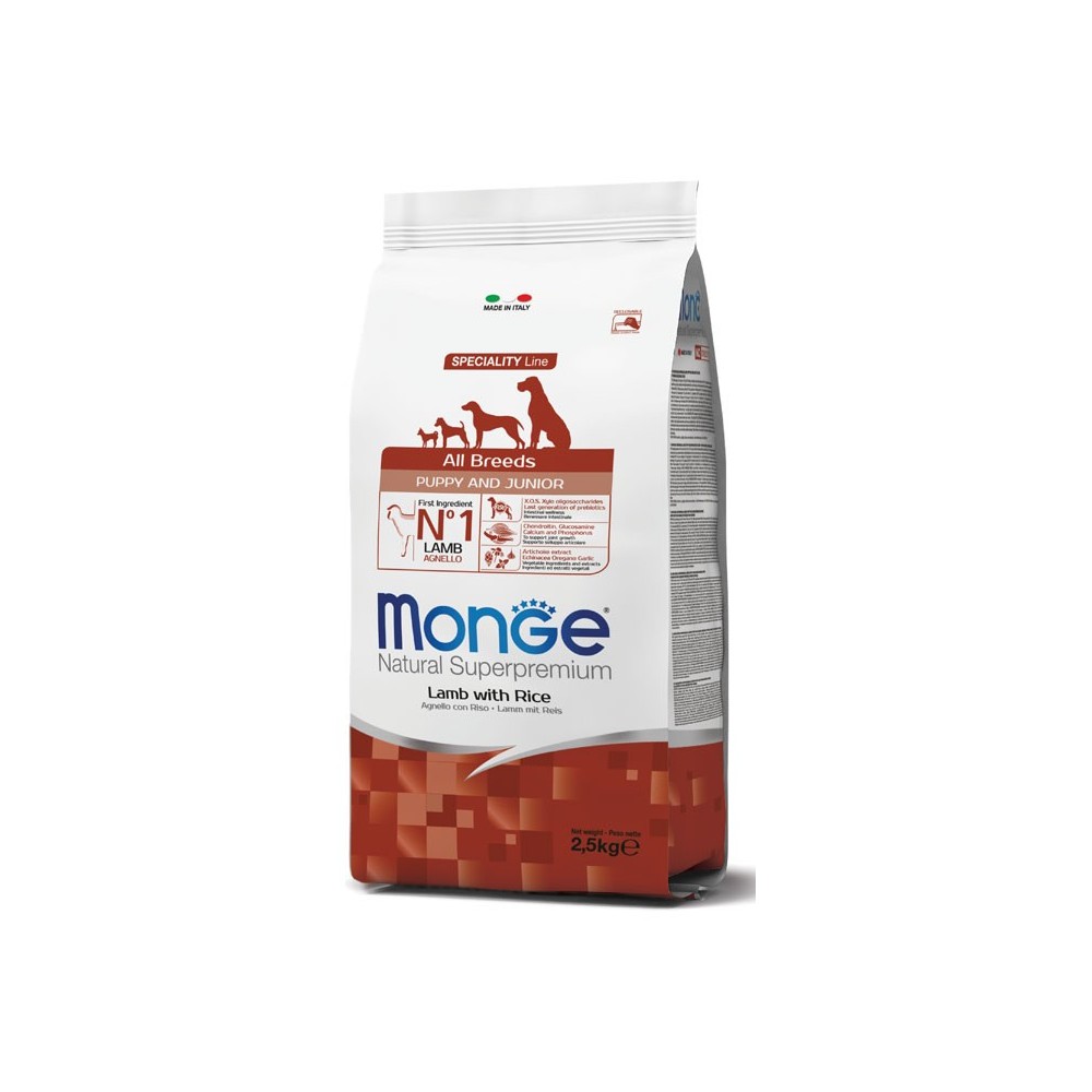 Monge All Breeds Puppy Agnello Riso 2.5kg | Cuccioli