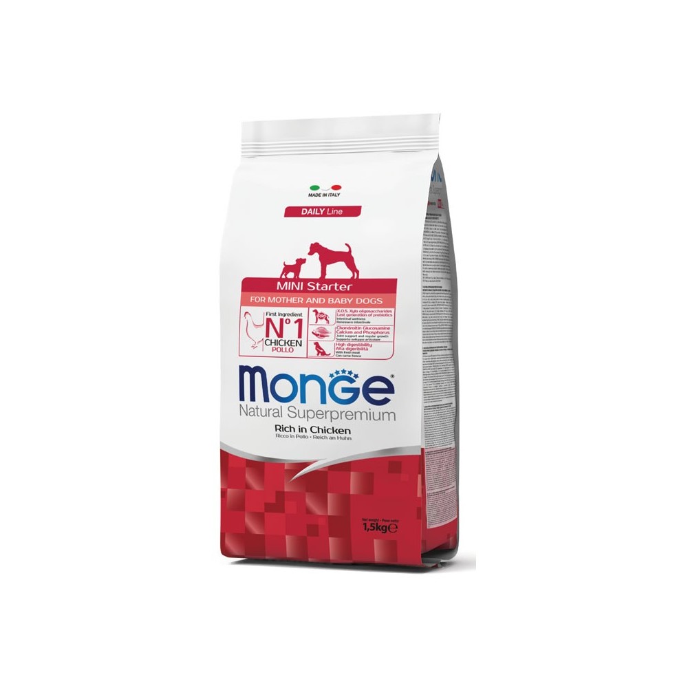Monge Mini Starter Pollo 1.5kg | Cuccioli Taglia Piccola