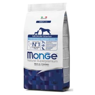 Monge Medium Starter Pollo 1.5kg | Cuccioli Taglia Media