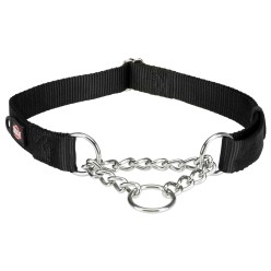 Trixie Premium Collare Semistrangolo Nero 45-70cm | Taglia XL