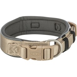 TRIXIE PREMIUM COLLARE,L-XL:40-65cm/25mm,GRIGIO