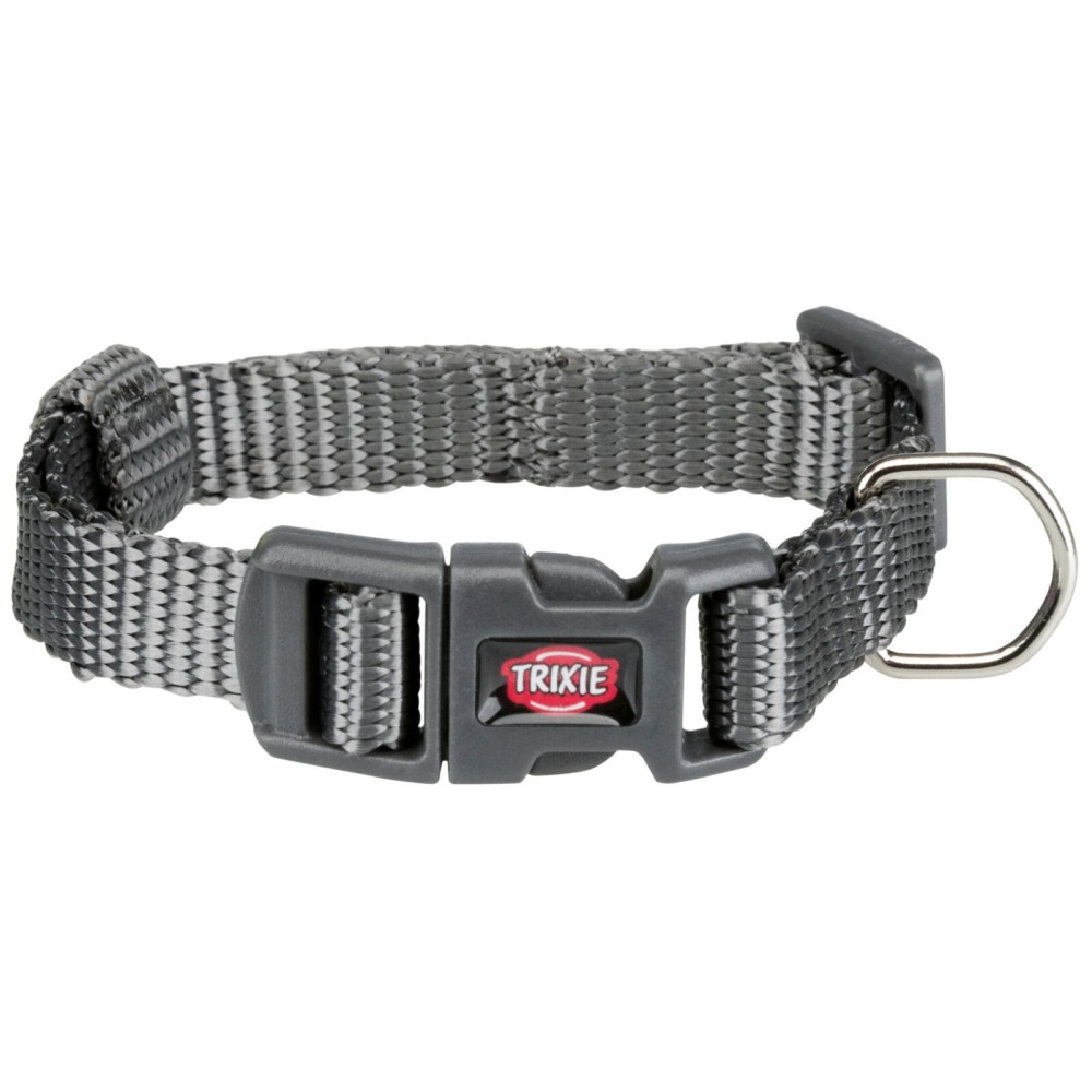 TRIXIE PREMIUM COLLARE,M-L:35-55cm/20mm,GRIGIO
