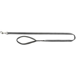 Trixie Premium Guinzaglio M-L 1m/20mm Grigio | Sofisticato