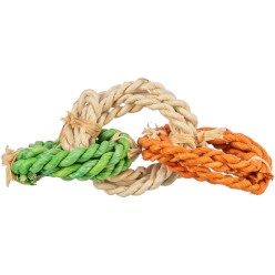 Trixie Anelli Gioco in Mais e Legno | Gioco Naturale per Cani