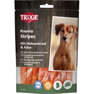 Trixie Premio Stripes Pollo e Formaggio 100gr | Snack per Cani