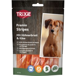 Trixie Premio Stripes Pollo e Formaggio 100gr | Snack per Cani