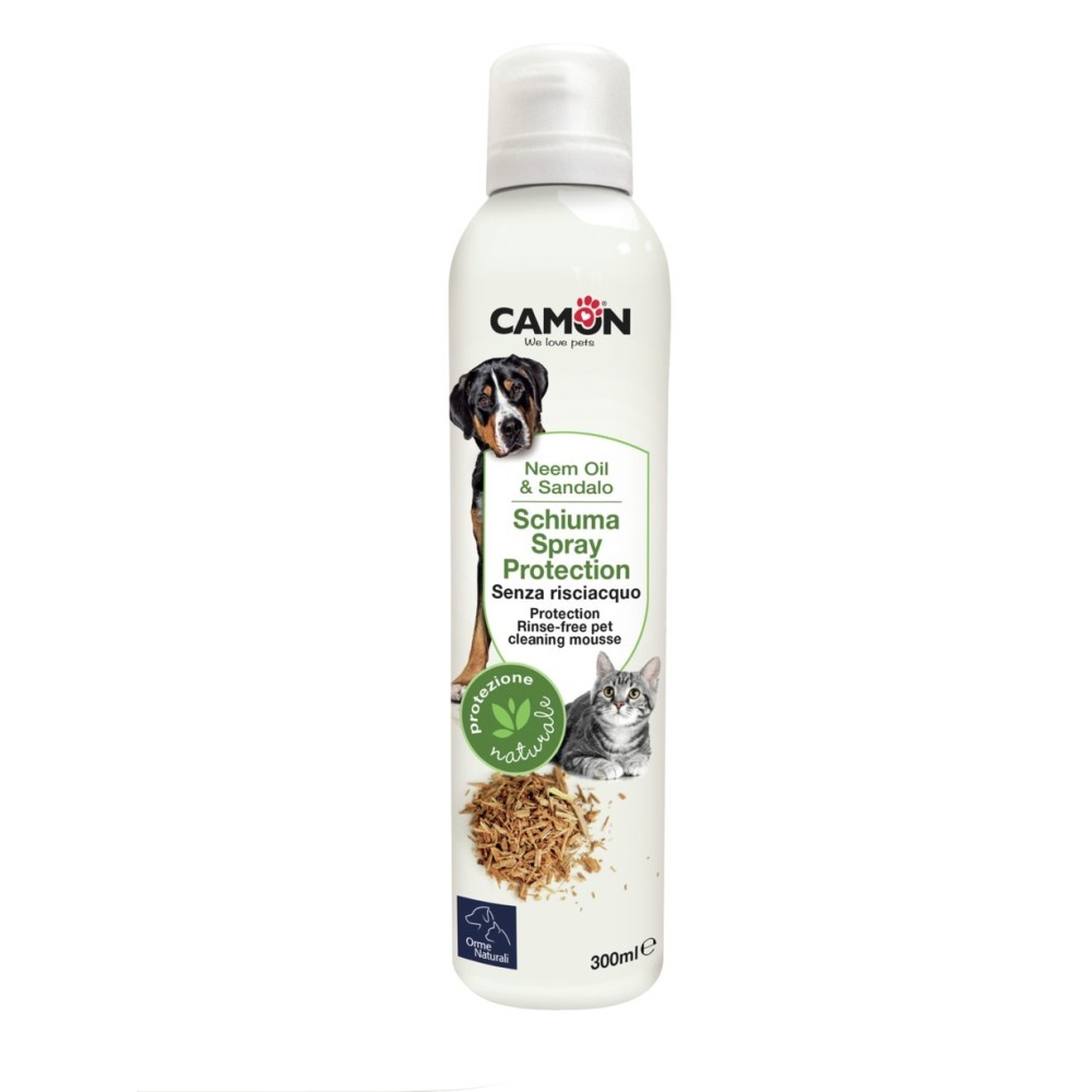CAMON Schiuma Spray Neem e Sandalo 300ml | Igiene e Protezione