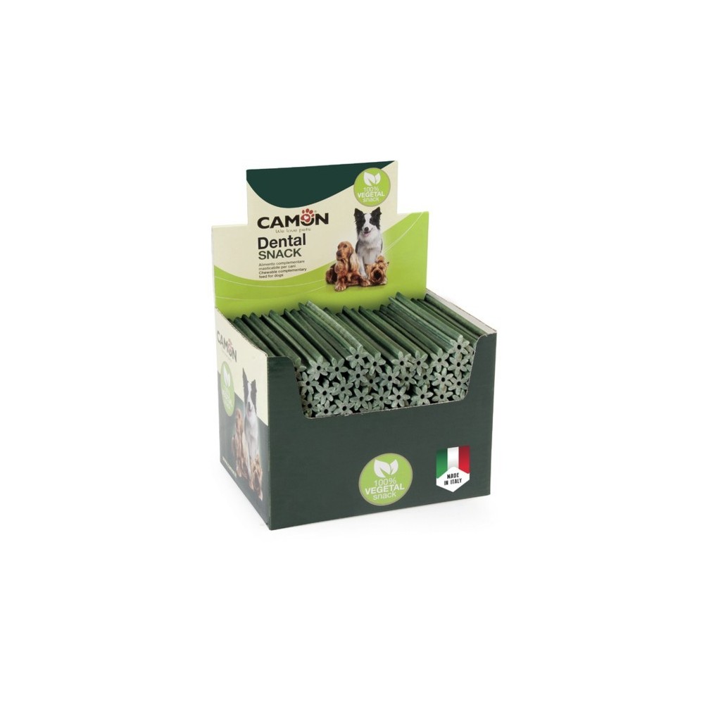 CAMON Dental Stick con Ripieno 100gr | Snack per Igiene Dentale