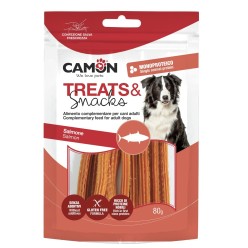 CAMON Large Strips di Salmone 80gr | Snack per Cani