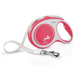 Flexi New Comfort Fettuccia 8m Rosso | Guinzaglio Retrattile Estensibile