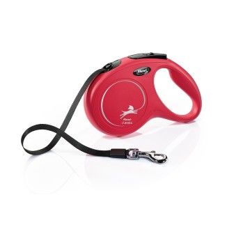 Flexi New Classic Fettuccia 5m Rosa | Guinzaglio Retrattile Taglia M