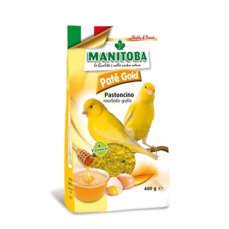 Manitoba Pastoncino Morbido Giallo 400gr | Alimento per Uccelli