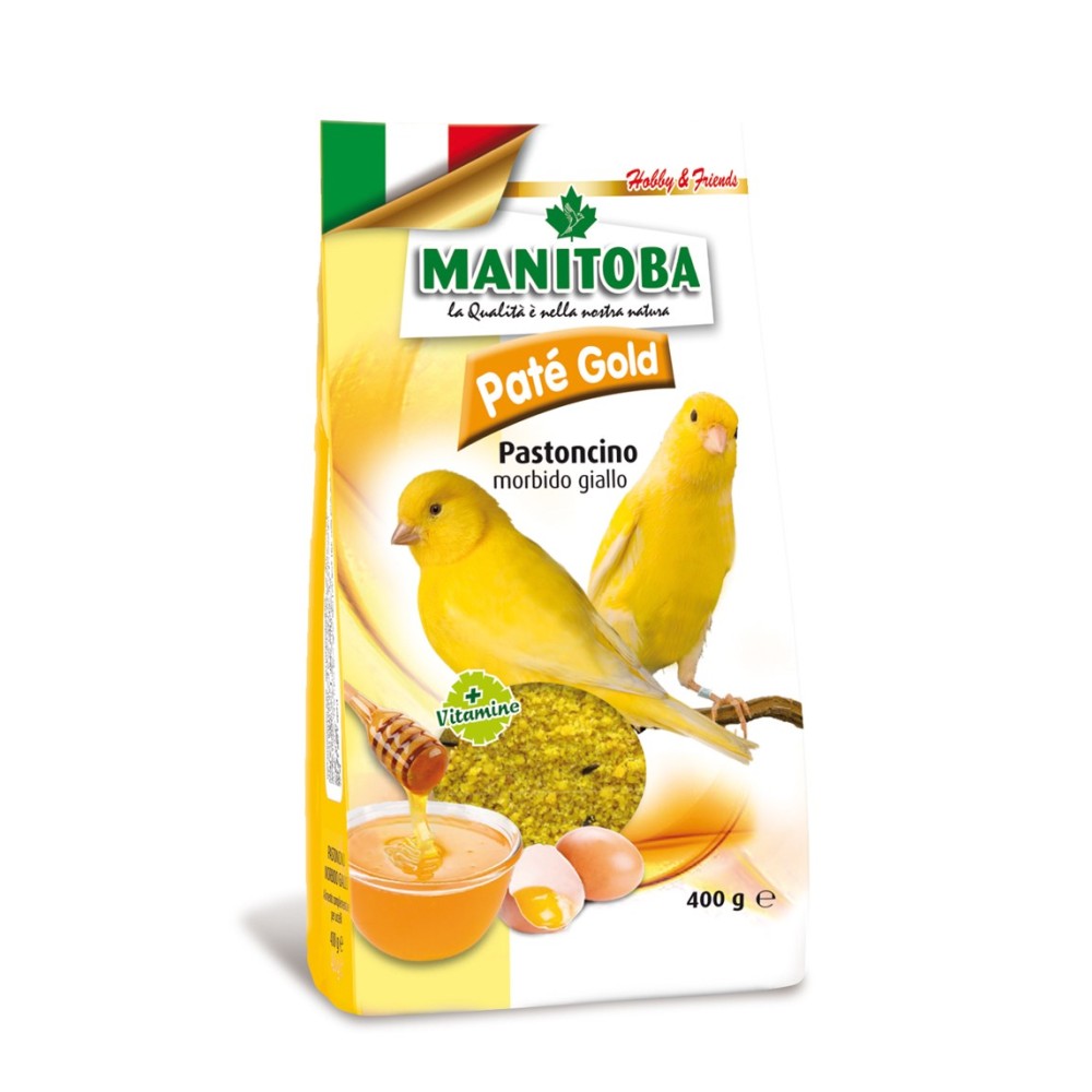 Manitoba Pastoncino Morbido Giallo 400gr | Alimento per Uccelli
