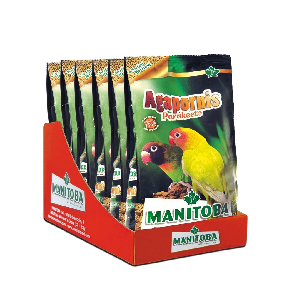 Maniba Agapornis Parakeets 1kg | Mangime per Pappagallini