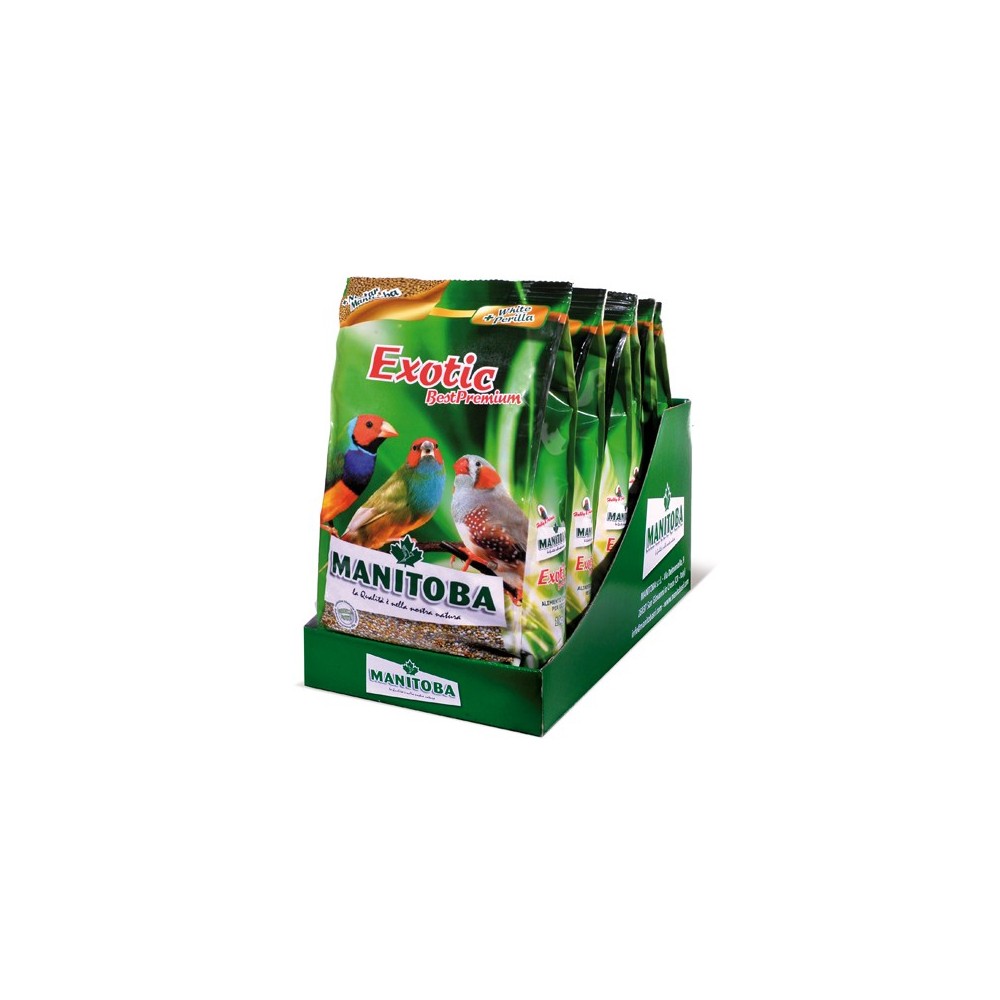 Manitoba Best Premium Exotic 1kg | Mangime per Uccelli Esotici