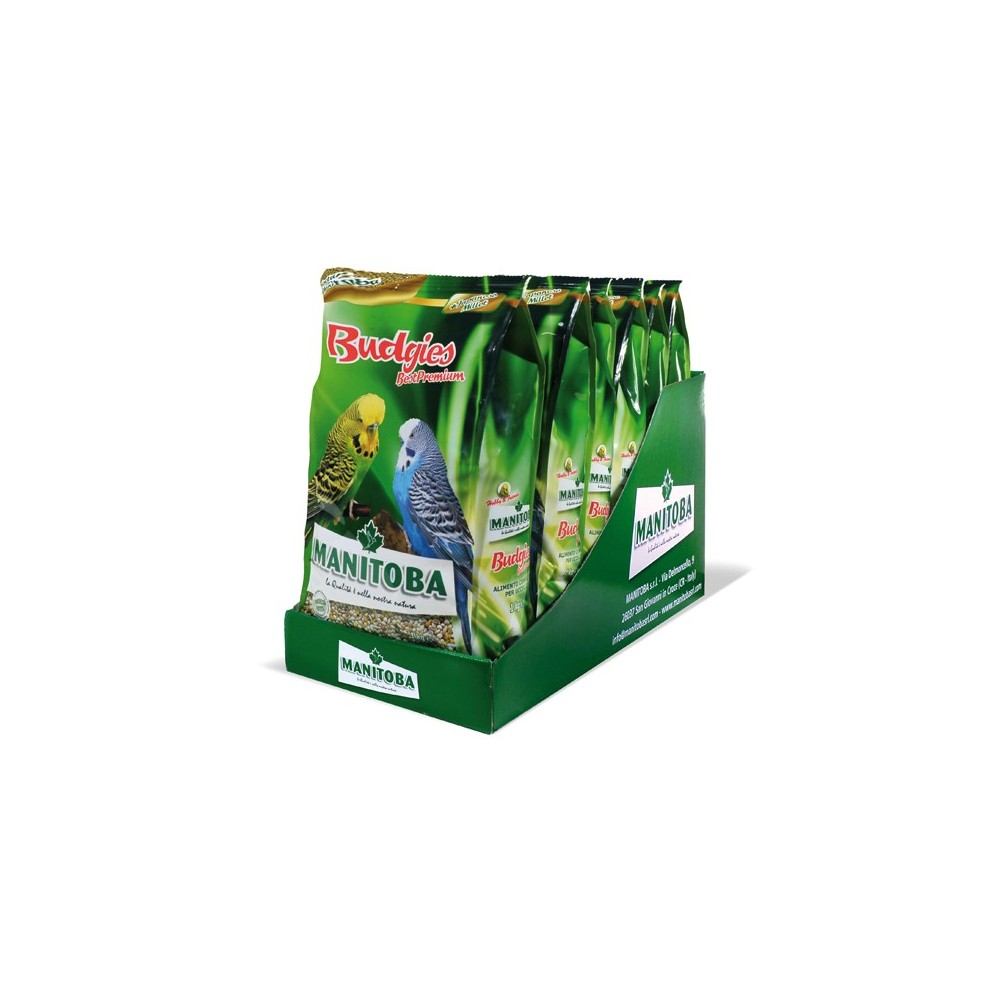 Manitoba Best Premium Cocorite Budgies 1kg | Mangime per Cocorite
