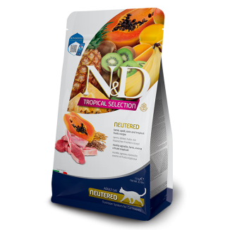 N&D CAT  TROPICAL SELECTION LAMB NEUTERED 1.5KG