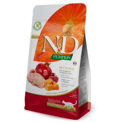 N&D Pumpkin Cat Quaglia e Melograno Adult 300gr | Alimento Gatti