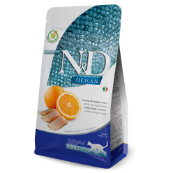 N&D Ocean Cat Aringa e Arancia Adult 300gr | Alimento Gatti