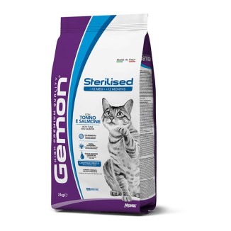 Gemon Sterilised Tonno e Salmone 2kg | Alimento per Cani Sterilizzati