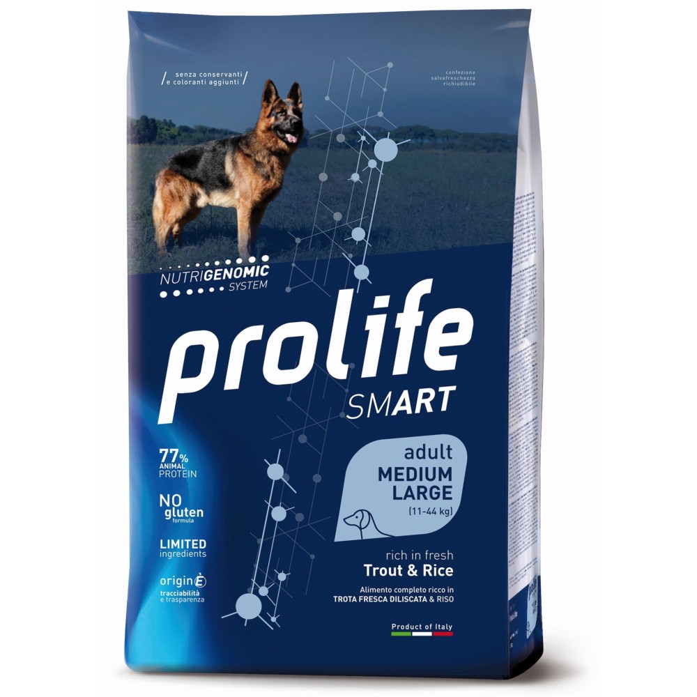 PROLIFESMART ADULT MEDIUM/LARGE TROTA RISO 2.5KG