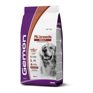 Gemon All Breeds Adult Agnello e Riso 15kg | Alimento Completo per Cani