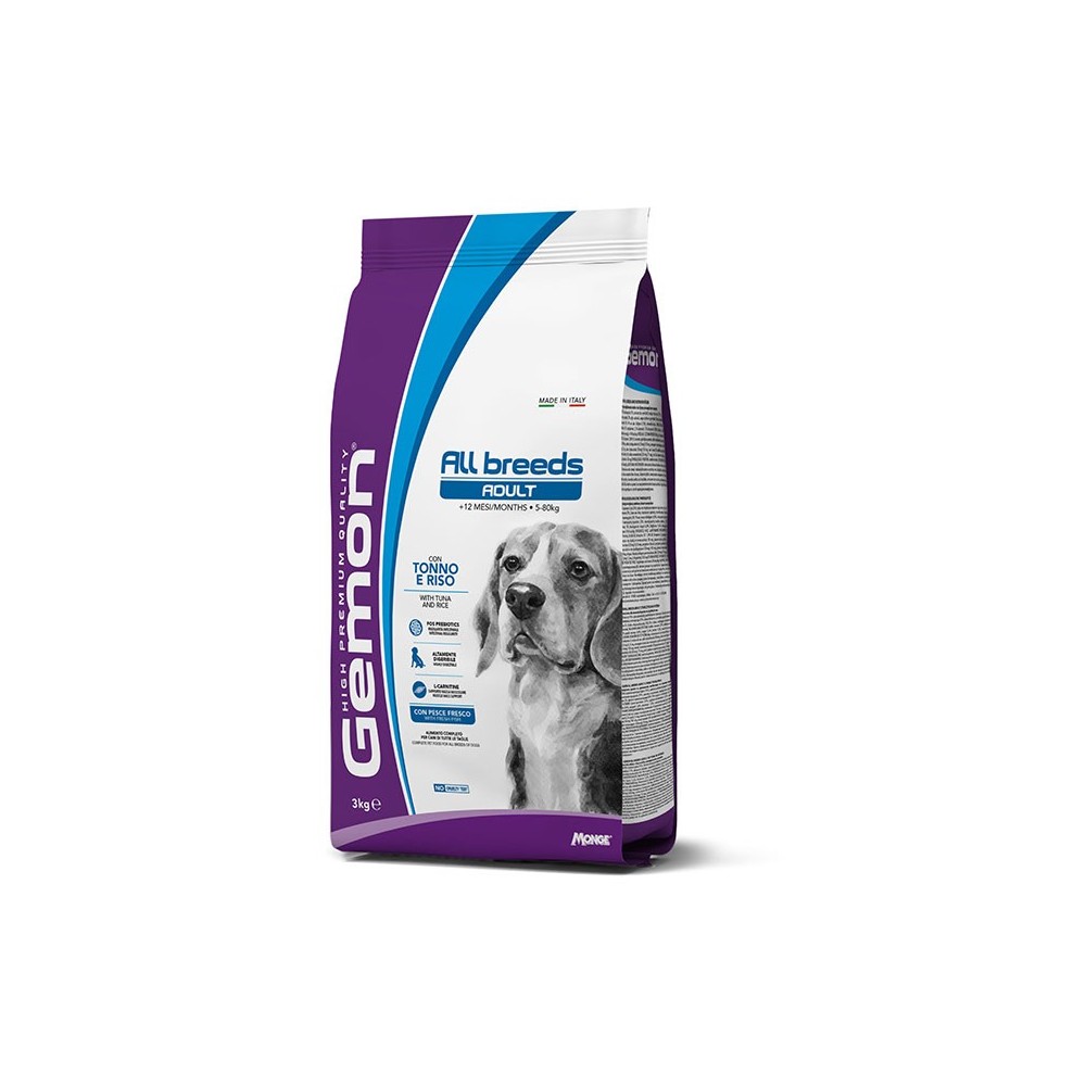ALL BREEDS adult con tonno e riso
