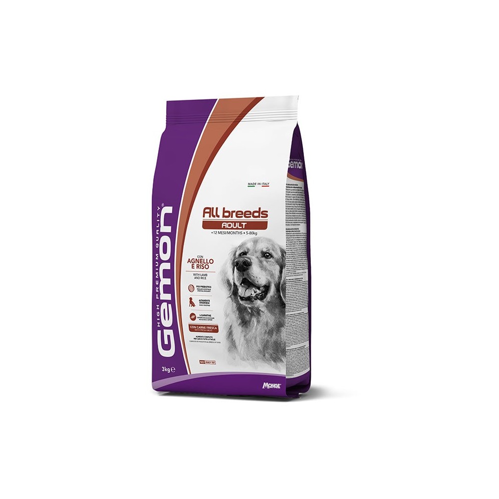 ALL BREEDS adult con agnello e riso