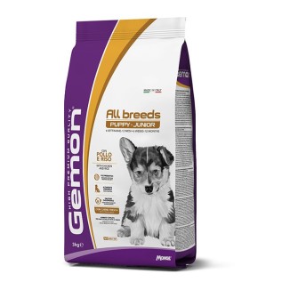Gemon Mini Puppy Junior Pollo e Riso 3kg | Alimento per Cuccioli