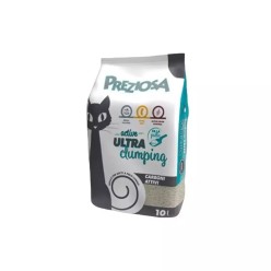 Preziosa Odor Zero Clumping Carboni Attivi 10kg | Lettiera Assorbente