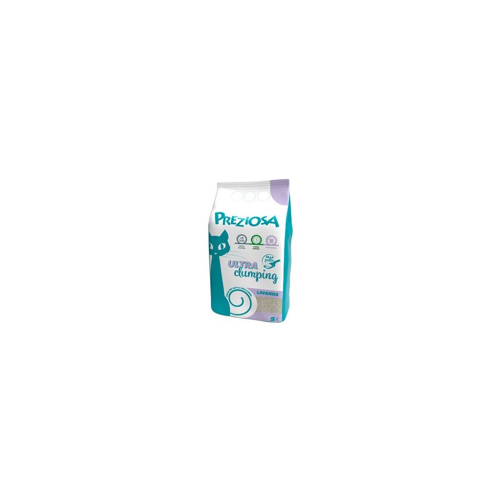 PREZIOSA ULTRA CLUMPING LAVANDA 5 LT