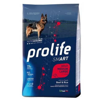 PROLIFE SMART ADULT MEDIUM/LARGE  MANZO E RISO 12KG