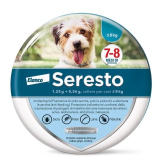 SERESTO COLLARE CANI FINO 8 KG