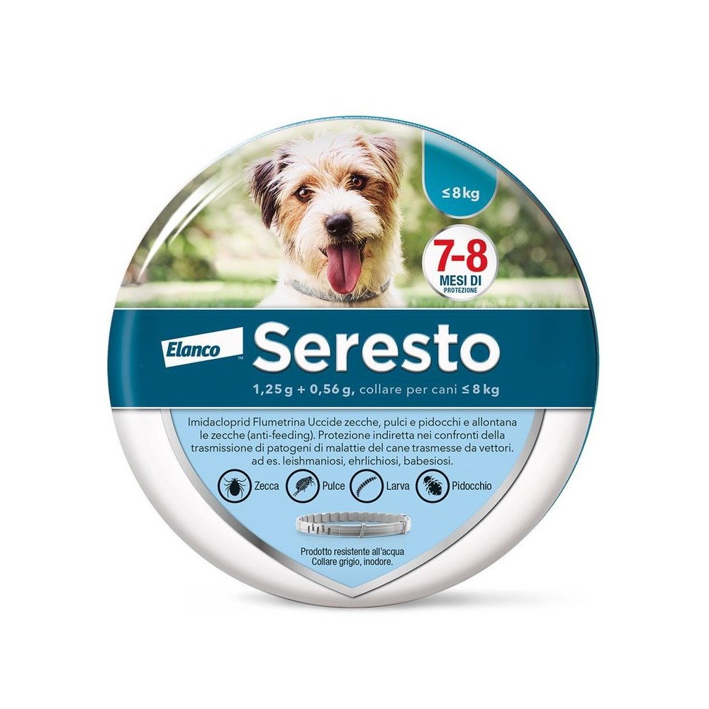SERESTO COLLARE CANI FINO 8 KG