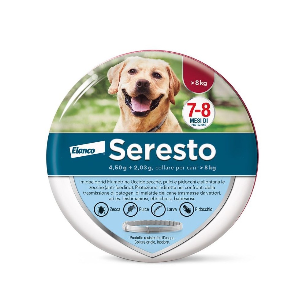 SERESTO COLLARE CANI SUPERIORE 8 KG