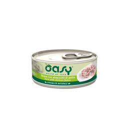 Oasy Wet Cat  TONNO CON STRACCETTI di POLLO Lattina 150 gr