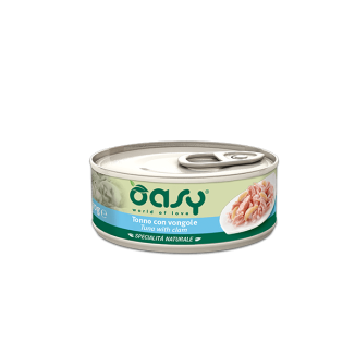 Oasy Wet Cat - TONNO CON VONGOLE Lattina 150 gr