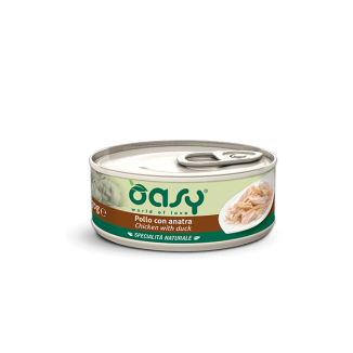 Oasy Wet Cat - POLLO CON ANATRA Lattina 150 gr